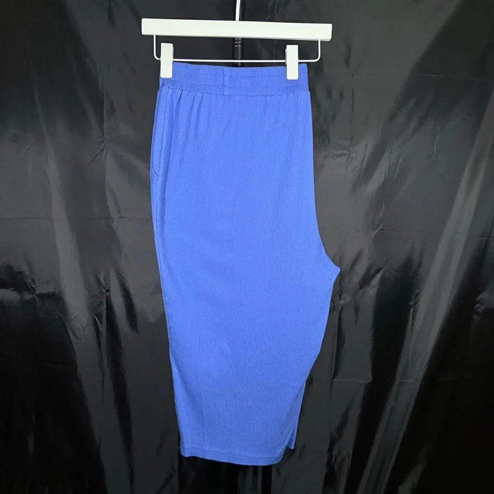 Belle Two-Piece Blue Blouse & Shorts Set – Size 2X - Picture 12 of 15